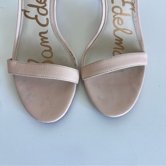 Sam Edelman Patti Ankle Strap Sandal in Nude - Picture 3 of 10